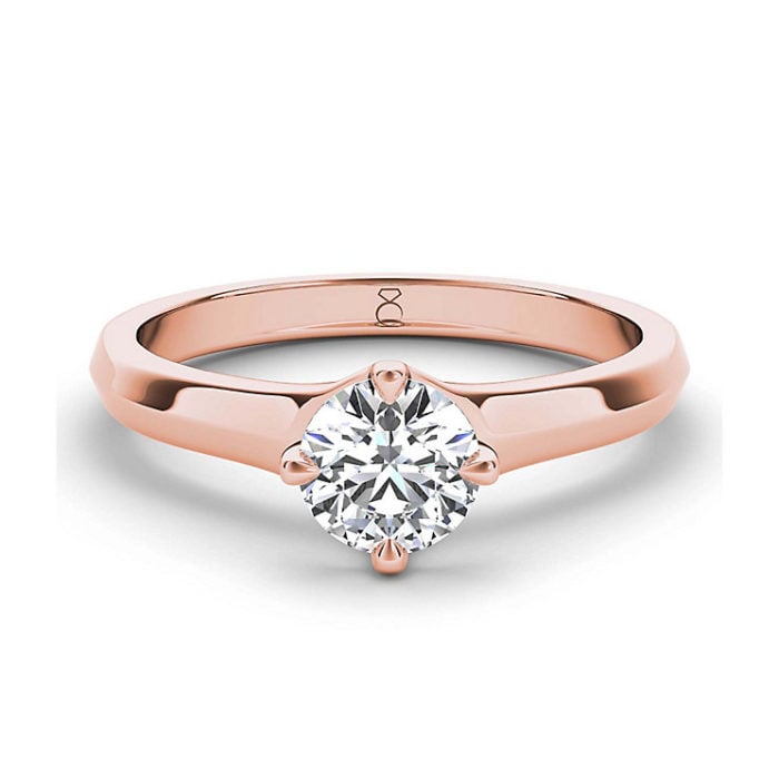 anillo compromiso rose gold