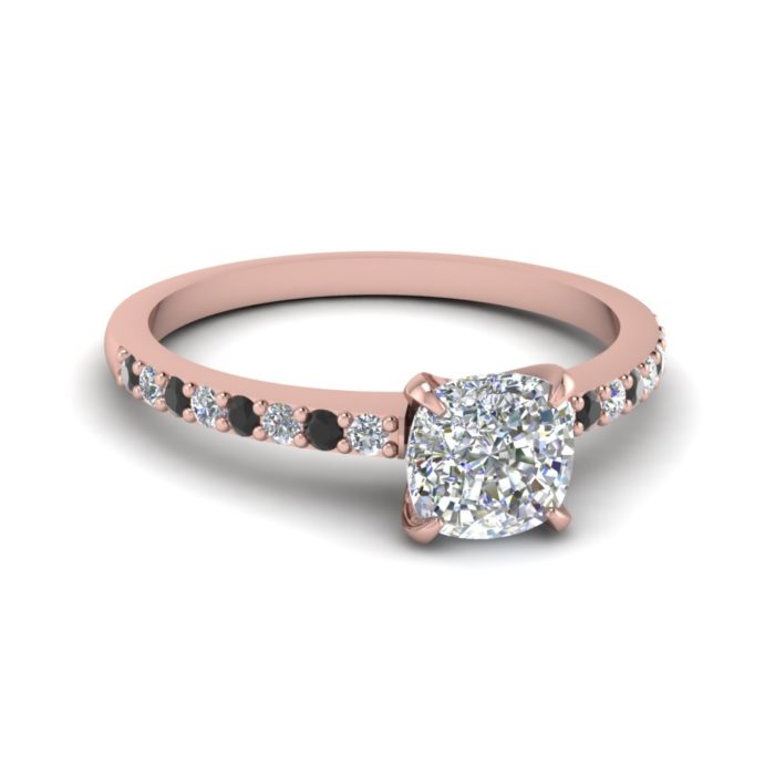 anillo compromiso rose gold 9