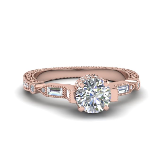 anillo de compromiso rose gold 4