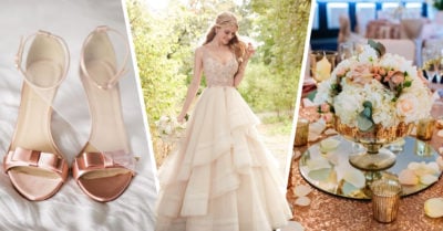 15 Hermosas razones para tener una boda con tema ‘rosa dorado’