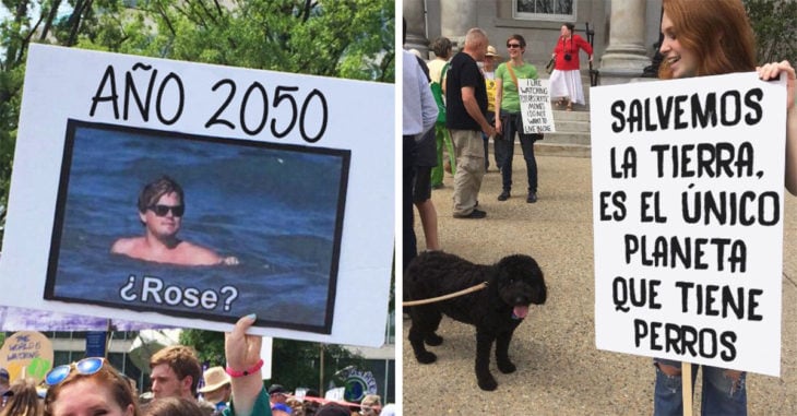 20 Divertidos carteles que pudimos ver en la marcha contra el cambio climático