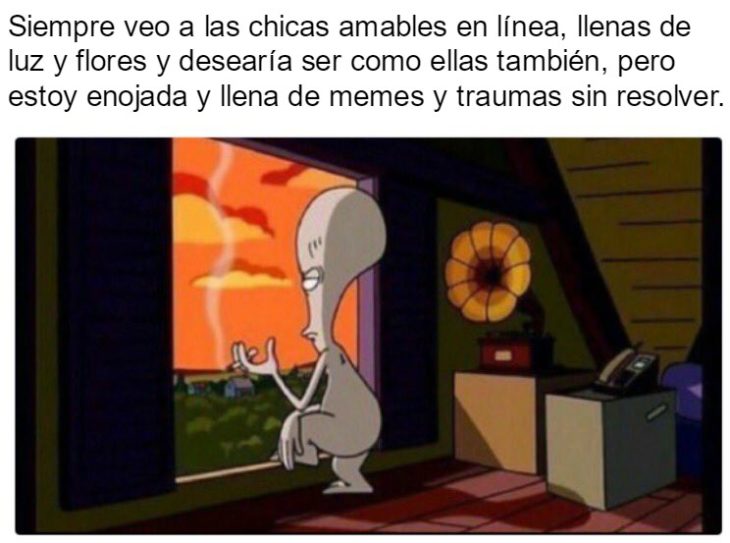 chica alocada meme 3