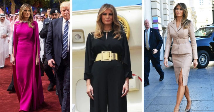 10 Increibles outfits que demuestran el gran estilo de Melania Trump