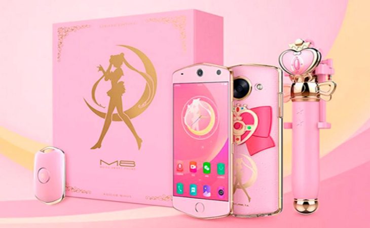 kit de smartphone rosa sailor moon