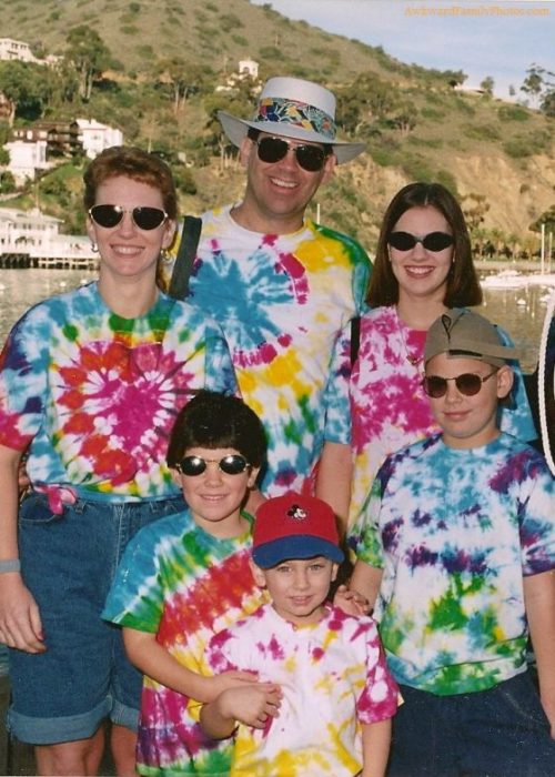 Familia de los 90's de vacaciones 