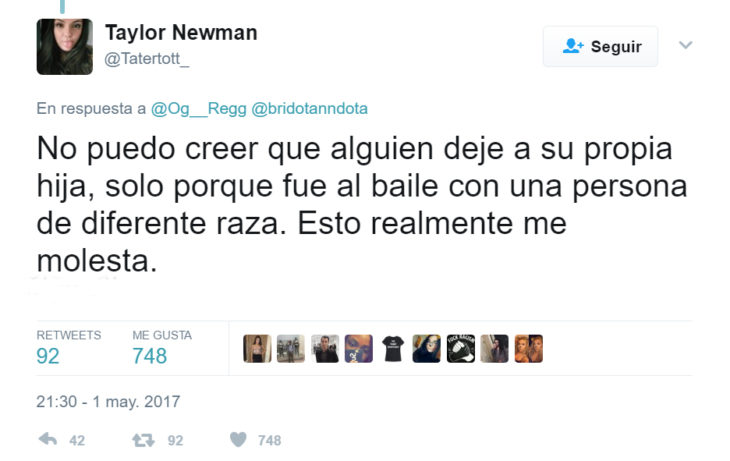 Comentarios sobre un padre racista