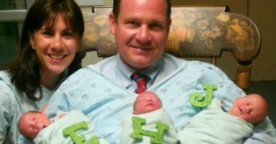 De cero a cinco: pareja adopta a trillizos y después ella se embaraza de gemelos