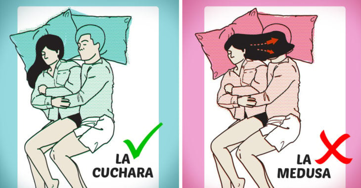 Estas son las mejores y peores posiciones para dormir en pareja