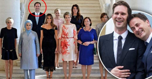 Por primera vez, un hombre posa en foto de Primeras Damas durante cumbre de la OTAN