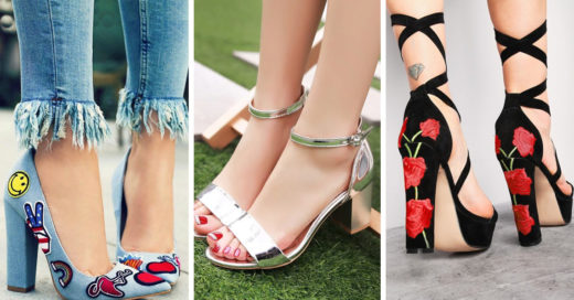 16 Estilos de zapatos para enamorarte del regreso del 'tacon cuadrado'