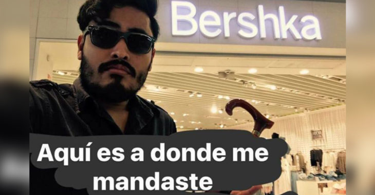 Después de ser rechazado, va al centro comercial y relata su graciosa historia de desamor en Snapchat