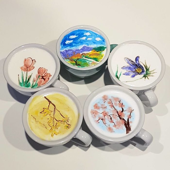 tazas de café obras de arte