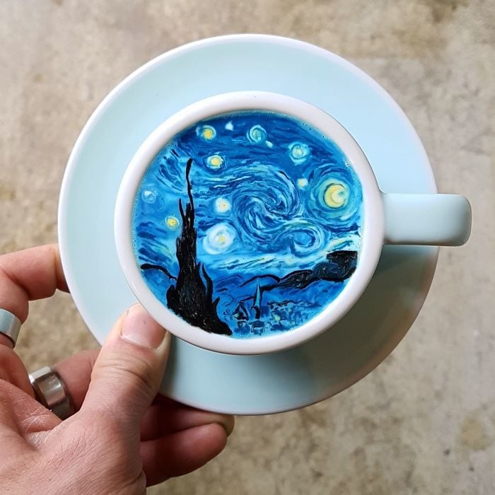 tazas de café obras de arte