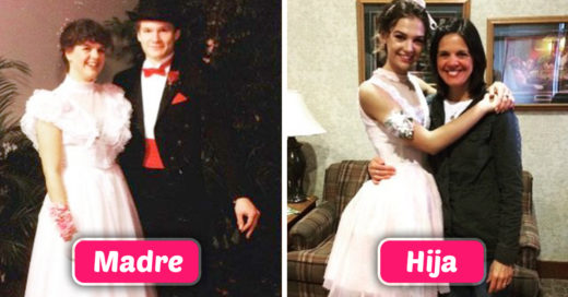 20 Chicas que usaron en su graduación los vestidos que usaron sus mamás años atrás