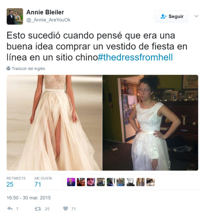 Vestidos que fueron un fraude 