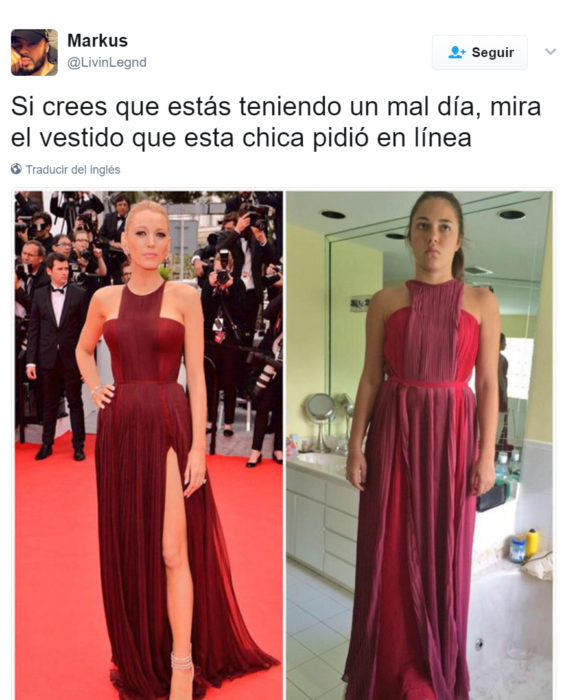 Vestidos que fueron un fraude 