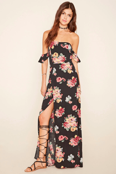 vestidos sin hombros 5