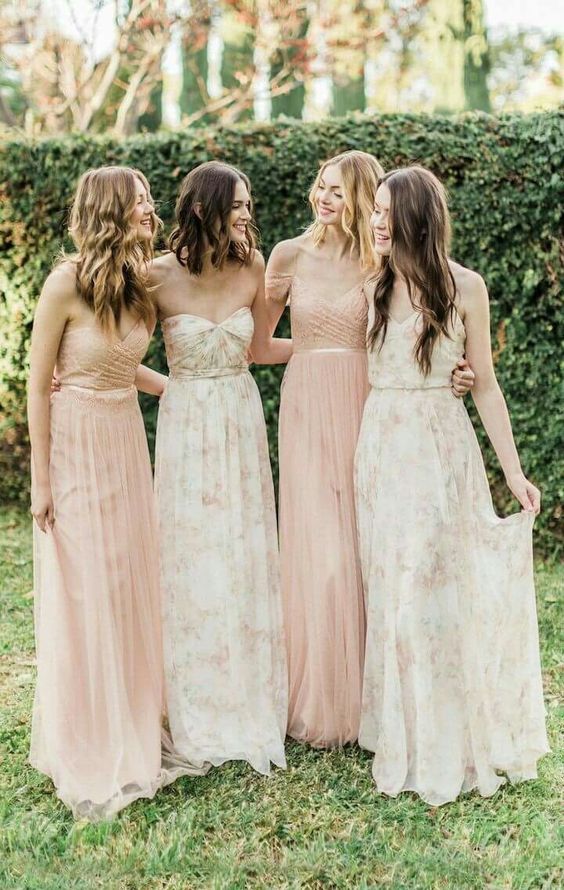 10 ideas vintage para los vestidos damas de honor