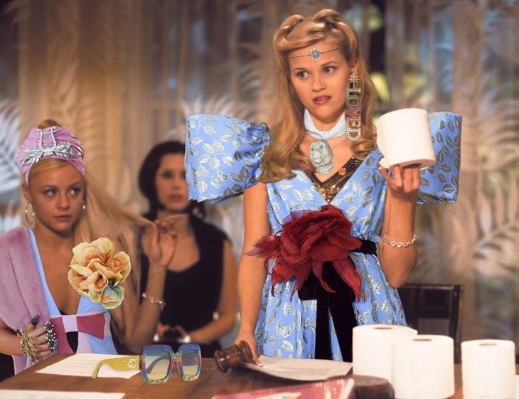 Elle Woods collage Gucci