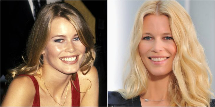 Claudia Schiffer antes despues