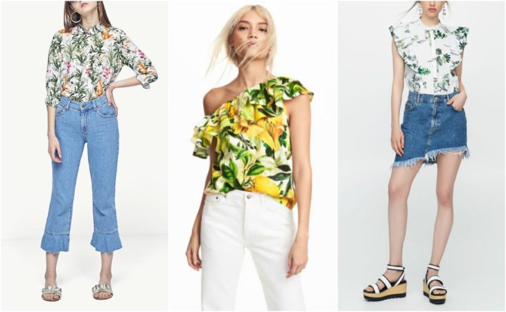 blusas y camisas tropicales