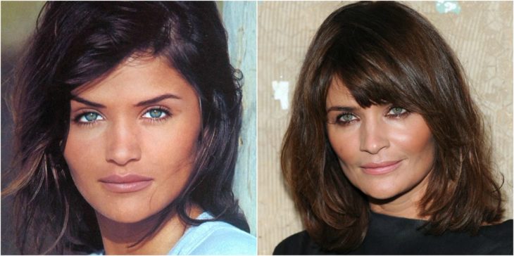 helena christensen antes después