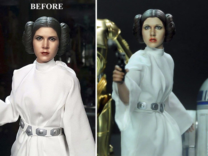 Carrie Fisher princess leia doll