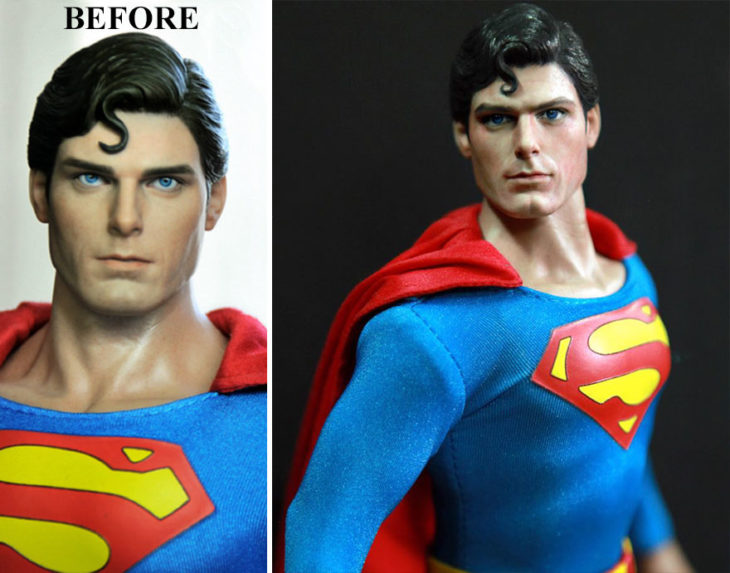 Christopher reeve superman doll