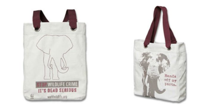 bolsa elefantes wwf