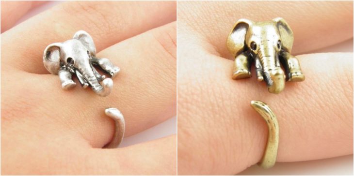 anillo elefante