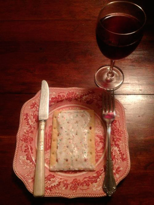 pop tart dinner