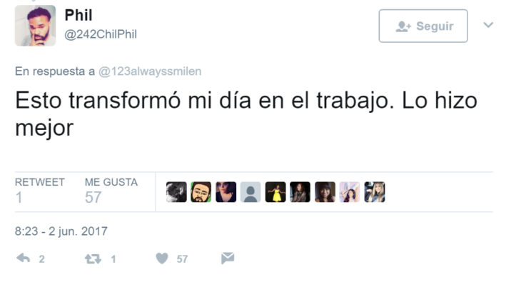 Comentarios en twitter a chica por su graduación 