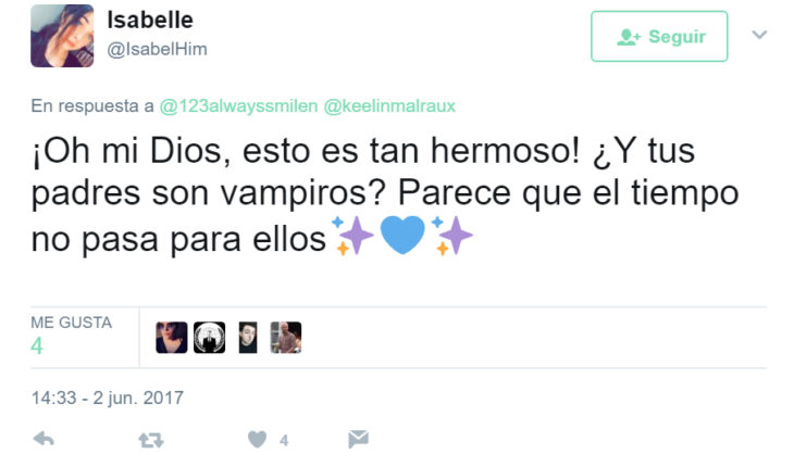 Comentarios en twitter a chica por su graduación 