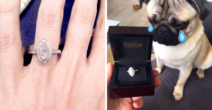 Subasta su anillo de compromiso en Internet al descubrir que su novio la engaña... con otro hombre