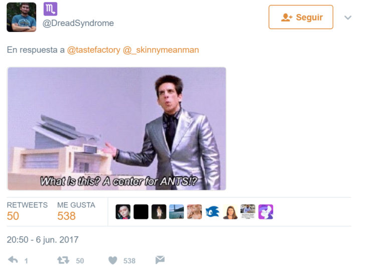 Comentarios de twitter sobre hombre puso carteles a hormigas