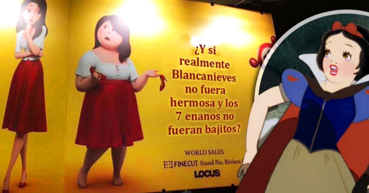 Una vergüenza la publicidad de la nueva versión de Blancanieves, dice que las gorditas son feas