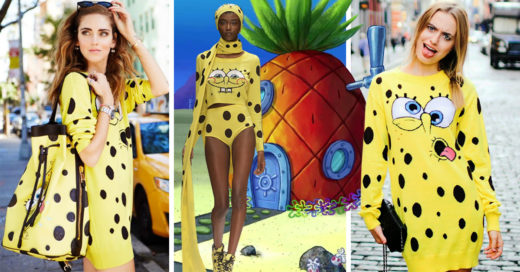 Moschino está usando a Bob Esponja como su nuevo ícono 