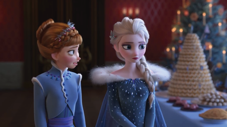 Anna y Elsa frozen 