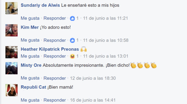 Comentarios en facebook niña que llamó gorda a su mamá 