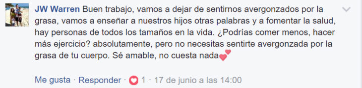 Comentarios en facebook niña que llamó gorda a su mamá 