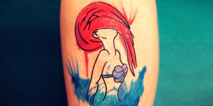 Tatuaje de ariel 