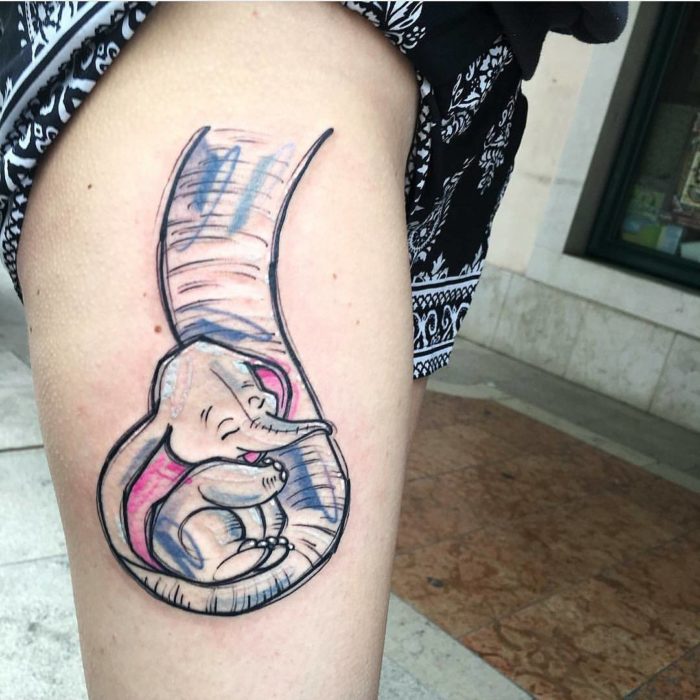 Tatuaje de Dumbo 