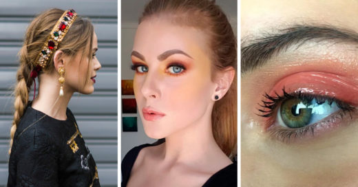 Tendencias de maquillaje y peinado