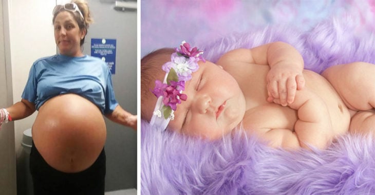 Esta madre ha dado a luz a un bebé de 6 kilos y sus fotos se han vuelto la sensación de internet