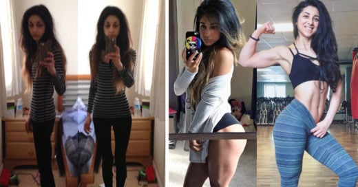 Esta chica venció la anorexia y ahora levanta pesas