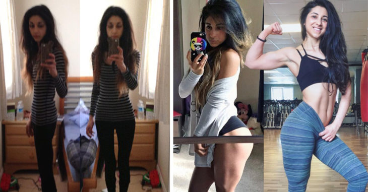 Esta chica venció la anorexia y ahora levanta pesas