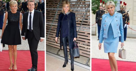 El estilo de Brigitte Macron rompe con los protocolos y a ella no le importa 