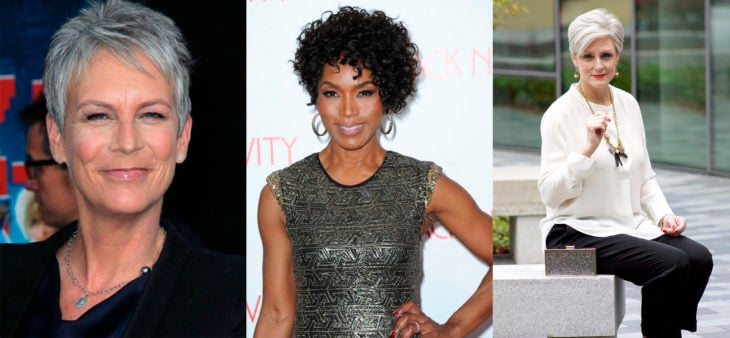 Mujeres con estilo de cabello a los 50 años 