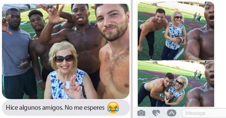 Esta chica descubrió que su madre hizo muy buenos amigos 