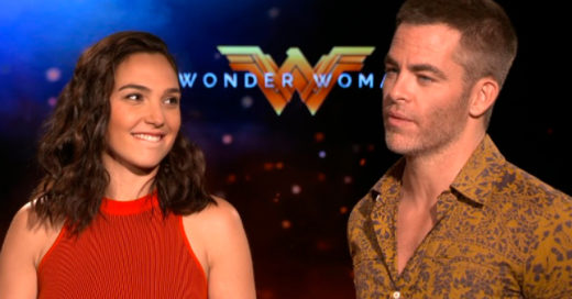 Las miradas entre Gal Gadot y Chris Pine quedan inmortalizadas